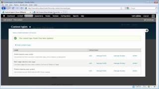 Creating content types in Drupal 7 [upl. by Labaw]