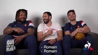 QUI EST LE PLUS   Mathieu Bastareaud Geoffrey Doumayrou Romain Ntamack [upl. by Nygem]