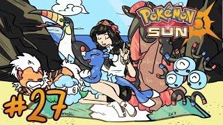 LETS PLAY 27  Malie Citys Garden amp Library POKEMON SUN for the Nintendo 3DS [upl. by Leuas]