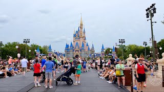 Magic Kingdom 2024 Heavy Spring Break Crowds Walkthrough in 4K  Walt Disney World March 2024 [upl. by Coster576]