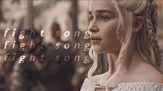 daenerys targaryen  fight song [upl. by Ellerehc194]