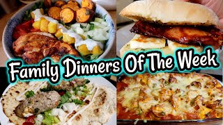 Meals of the week  EASY amp AFFORDABLE FAMILY DINNER IDEAS [upl. by Cyndie]