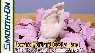 How To Mold and Cast a Hand in Plaster Using the AljaSafe® Alginate Starter Kit [upl. by Katine]