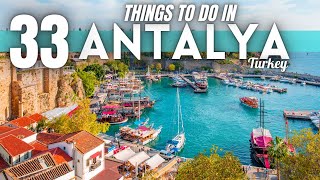 Best Things To Do in Antalya Turkey 2024 4K [upl. by Clough]