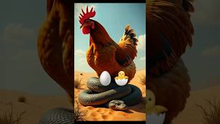 Hen Sit Over Snake 🐣🥚🐍 but ☝️🤣 short shortsfeed animalvideo funny factsvideo [upl. by Hilel]