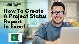 How To Create A Project Status Report In Excel [upl. by Hgielram51]