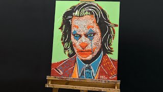 Painting the Joker in Pop Art [upl. by Oreves]