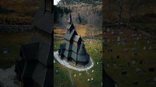 Norwegia  Borgund stavkirke kościoły klepkowe w Norwegii 🇳🇴 wikingowie vikings norway viking [upl. by Yrellih]