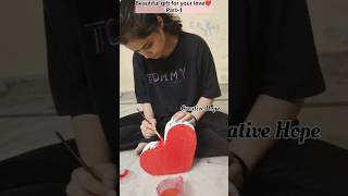 Heart shape vase ❤️ diy creativehope diy createhope craft createhopeintheworld handmade art [upl. by Gabrielle]