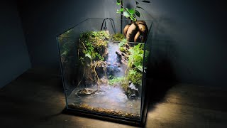 How To Create a Scenic Waterfall Terrarium [upl. by Hnirt]