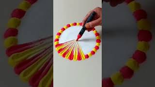 New diwali rangoli 2023youtube short rangolisimple rangoli Navratri [upl. by Rizika]