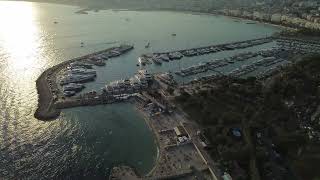 Cannes  Palm Beach  Drone 4K [upl. by Asenab]