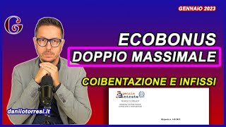 ECOBONUS 2023 e doppio massimale per coibentazione tetto e infissi  Risposta 143 del 2023 [upl. by Us]