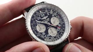 Breitling Navitimer Cosmonaute Limited Edition AB021012BB59 Luxury Watch Review [upl. by Peedus465]