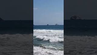 Mexico  Beachwalking in Mazatlán Ocean view near the Malecón of Mazatlán shorts [upl. by Yhtorod]