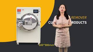 600x900mm bubble remover machine TFT screen bonding bubble remove [upl. by Ettennek404]