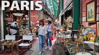 🇫🇷PARIS 4K WALK IN PARIS quotSAINT OUEN FLEA MARKET 2quot EDITED VERSION 29AUGUST2022 [upl. by Aset]