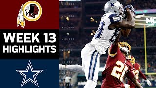 Redskins vs Cowboys  NFL Week 13 Game Highlights [upl. by Sekoorb172]