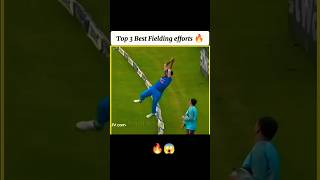 Top 3 Best Fielding efforts 🔥 in Cricket History ipl viratkohli Shorts jaspritbumrah viral [upl. by Kcirttap355]