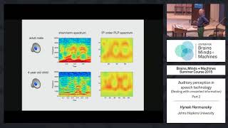 Lecture 75 Hynek Hermansky  Auditory Perception in Speech Technology Part 2 [upl. by Hamann4]