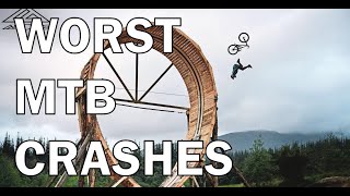 TOP 10 MTB CRASHES OF ALL TIME  2021 CRASH COMPILATION [upl. by Nosreh]