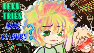 Deku tries Hair colours   Part 1  GC 🦋 [upl. by Divod]