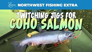 Twitching Jigs for Catching Coho Salmon [upl. by Seeto]