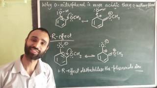 GOC  Why onitrophenol is more acidic than omethoxyphenol [upl. by Courtund965]