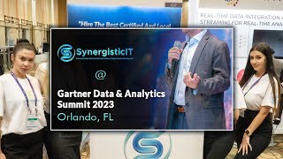 Gartner Data amp Analytics Summit 2023 Orlando FL  SynergisticIT [upl. by Annaeed]