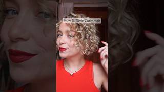 Curly Hair Styling Apply Scrunch Diffuse ✅ curlyhair curlyhairstyles hairproducts curls [upl. by Manson]