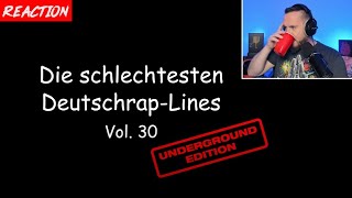 Die schlechtesten DeutschrapLines ❌ Deutschrapper die keiner kennt zu Recht ► Reaction ◄ [upl. by Roper]