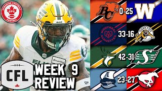 Week 9 Review 2024 CFL Season [upl. by Robbins]