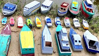 Review Speed Boads Mainan Kapal Ikan Ferry Racing Boats [upl. by Airyk]