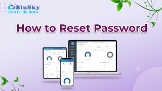 How To Reset Password in HRBluSky [upl. by Rennold]