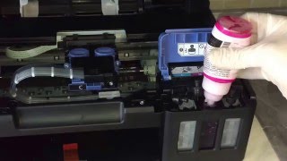 Canon PIXMA G series install INK Canon Canon PIXMA G1400 G2400 G3400 printer unboxing [upl. by Anita]