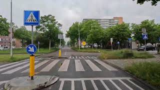 EBS buslijn 61 RIJSWIJK STATION  STATION DELFT  omleiding  0524 [upl. by Alika]