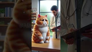 Cat tries to lose weight cat funny catshorts cute catlover [upl. by Domela]