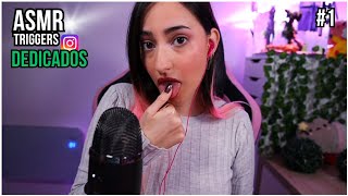 ASMR DEDICADOS 💗 KISSES MOUTH SOUNDS INAUDIBLE 👅  CUSTOM TRIGGERS 💋 [upl. by Anairuy]