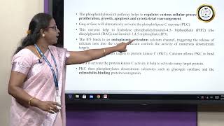 CAMP and Phosphatidylinositol signal Pathway  Dr S JAYASHREE [upl. by Necila]