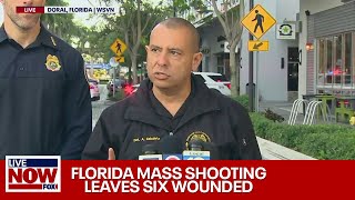 Florida mass shooting 6 bystanders shot 2 dead after Doral martini bar gunfight  LiveNOW from FOX [upl. by Wolfgram]