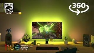 Experience next level gaming with Philips Hue Sync [upl. by Naiviv503]