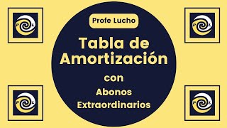 Cómo Elaborar una Tabla de Amortización con Abonos Extraordinarios [upl. by Beitz]