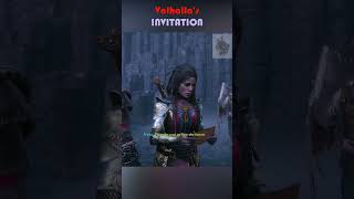 Invitation Letter of Valhalla To Kratos in God of War Ragnarok Valhalla DLC [upl. by Eidahs]