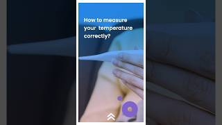 How to Check Body Temperature  Thermometer से बुखार कैसे चेक करें  bodytemperature [upl. by Volney]