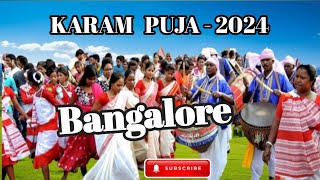 Karam Puja Festival Bangalore 2024  Adivasi Karam Puja  mojeshofficialvlog karampujafeast [upl. by Akceber]