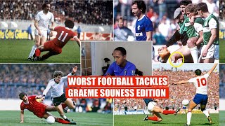 GRAEME SOUNESS WORST TACKLES IN FOOTBALL Compilation 1 Liverpool Rangers Tottenham Red Cards [upl. by Ayatnahs538]