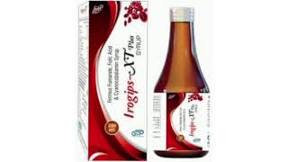 Irogips XT Plus Syrup Ferrous Fumarate Folic Acid amp Cyanocobalamin Syrup [upl. by Netty]