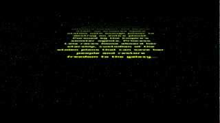 StarWars Crawl Text  Free After Effects Template [upl. by Parnell]