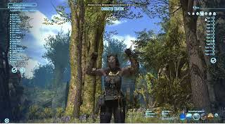 FFXIV Dawntrail Benchmark Female Hrothgar Emote voices [upl. by Emiaj474]