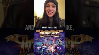 Alicia Vigil practiced 9 hours a day to prepare for DragonForce [upl. by Andeee]